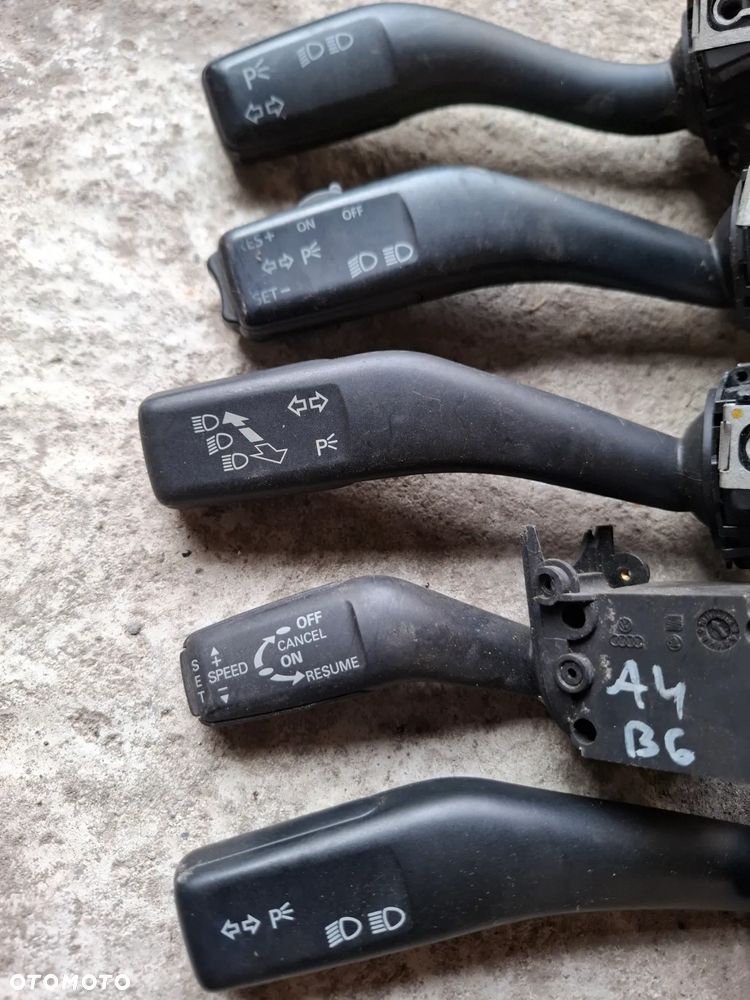 PRZELACZNIK MANETKA LEWA KIERUNKOWSKAZOW TEMPOMAT AUDI A3 8P A4 B6 A6 C6 VW GOLF V TOURAN CADDY ALTEA OCTAVIA II - 2