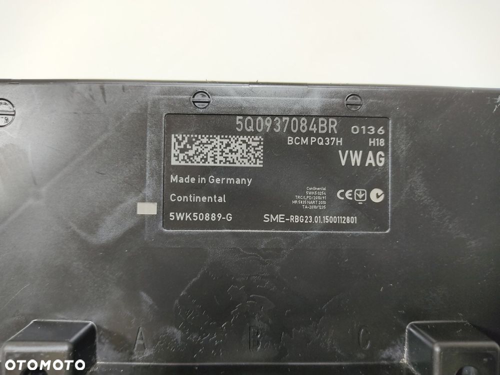 moduł komfortu bordnetz tt 8s 2.0 tdi 5q0937084br - 5