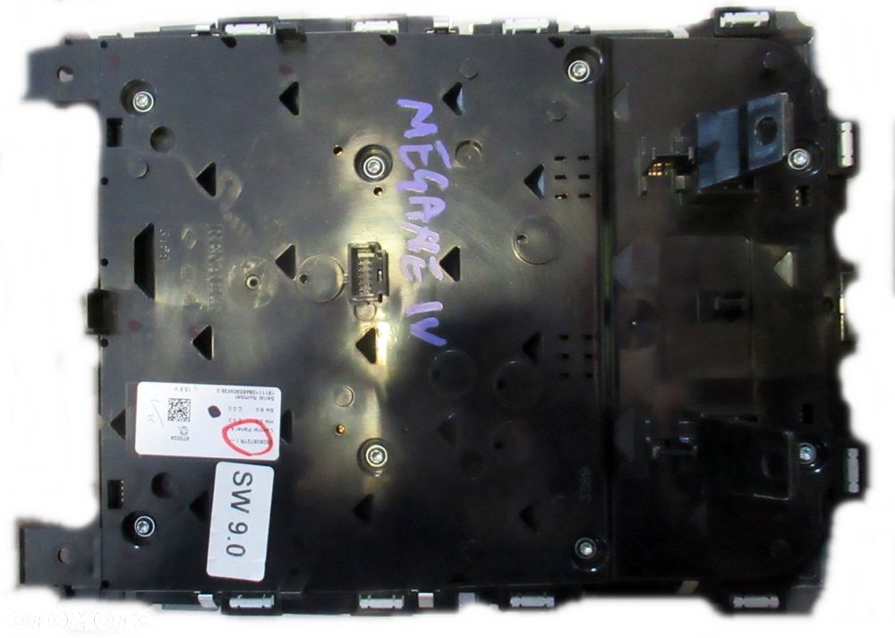 RENAULT MEGANE IV PANEL WYŚWIETLACZ RADIA 280909727R - 2