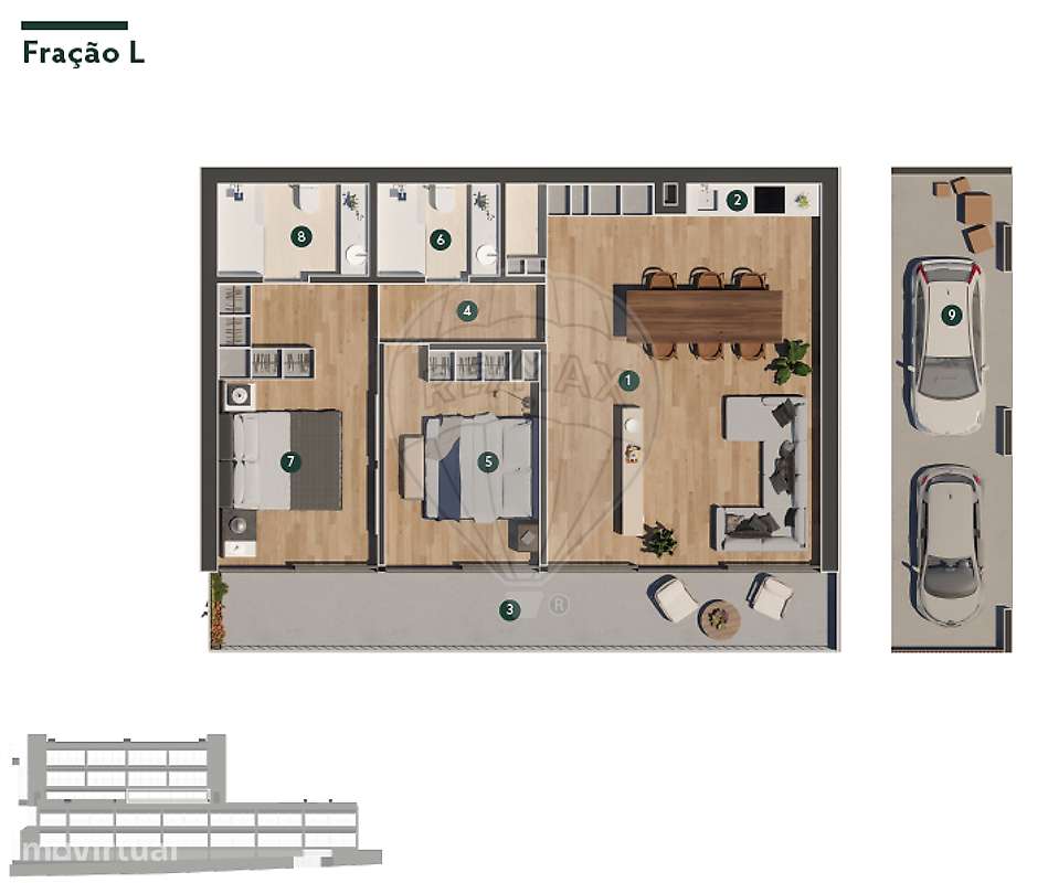 Apartamento T2 para venda - Grande imagem: 2/10