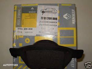 Placute frana fata Renault Laguna 2, Megane 1, Wind, Originale fara indicator uzura 7701209808 - 1