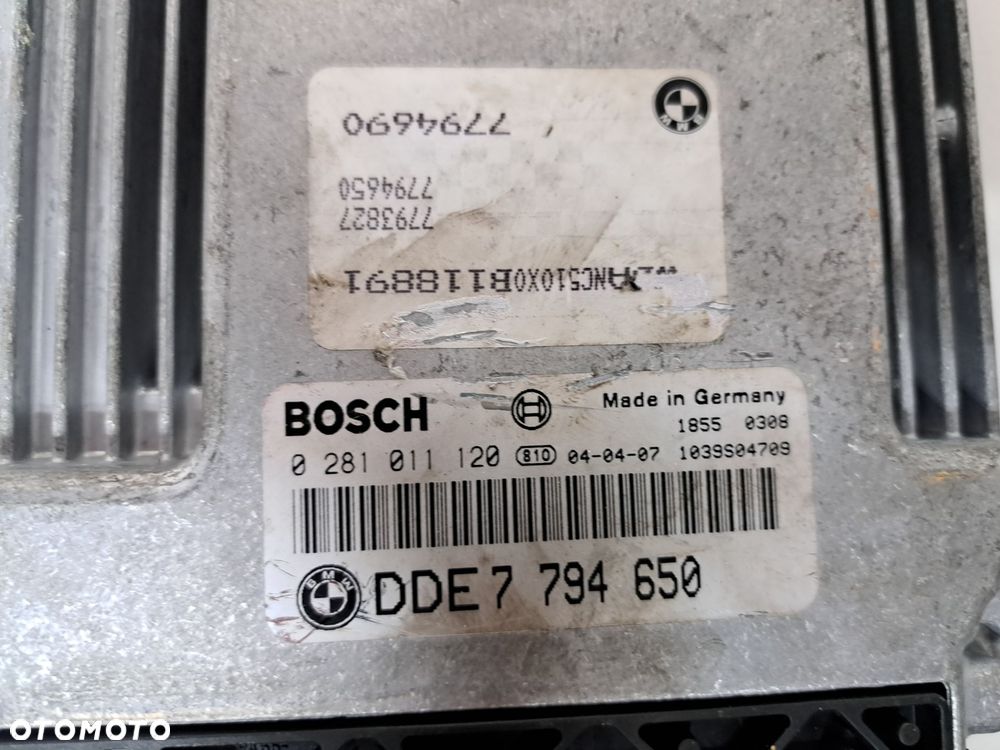 BMW 7794650 KOMPUTER  STEROWNIK  SILNIKA - 2
