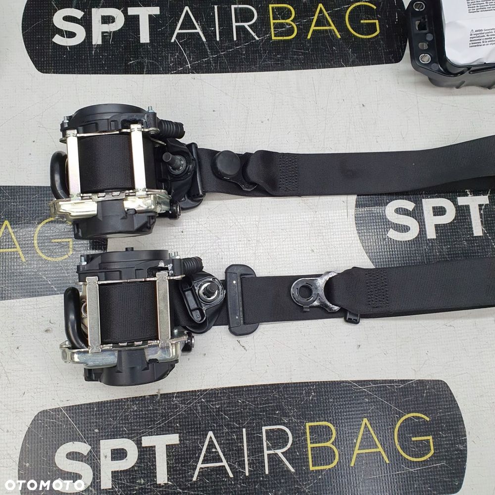 PORSCHE TARGA BRĄZ DESKA ROZDZIELCZA KONSOLA KOKPIT PULPIT PODUSZKI AIRBAG AIR BAG PASY KIT SET - 9