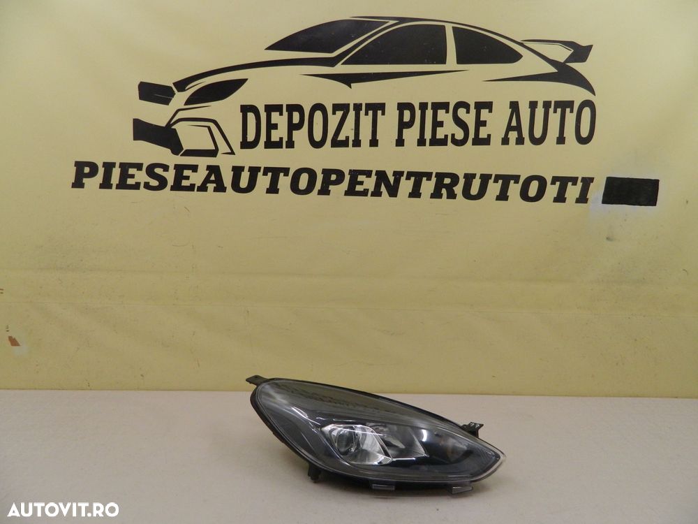 Far dreapta Ford Fiesta Halogen LED cu lupa,  2017, 2018, 2019, 2020, 2021, cod origine H1BB-13W029-EB. - 1