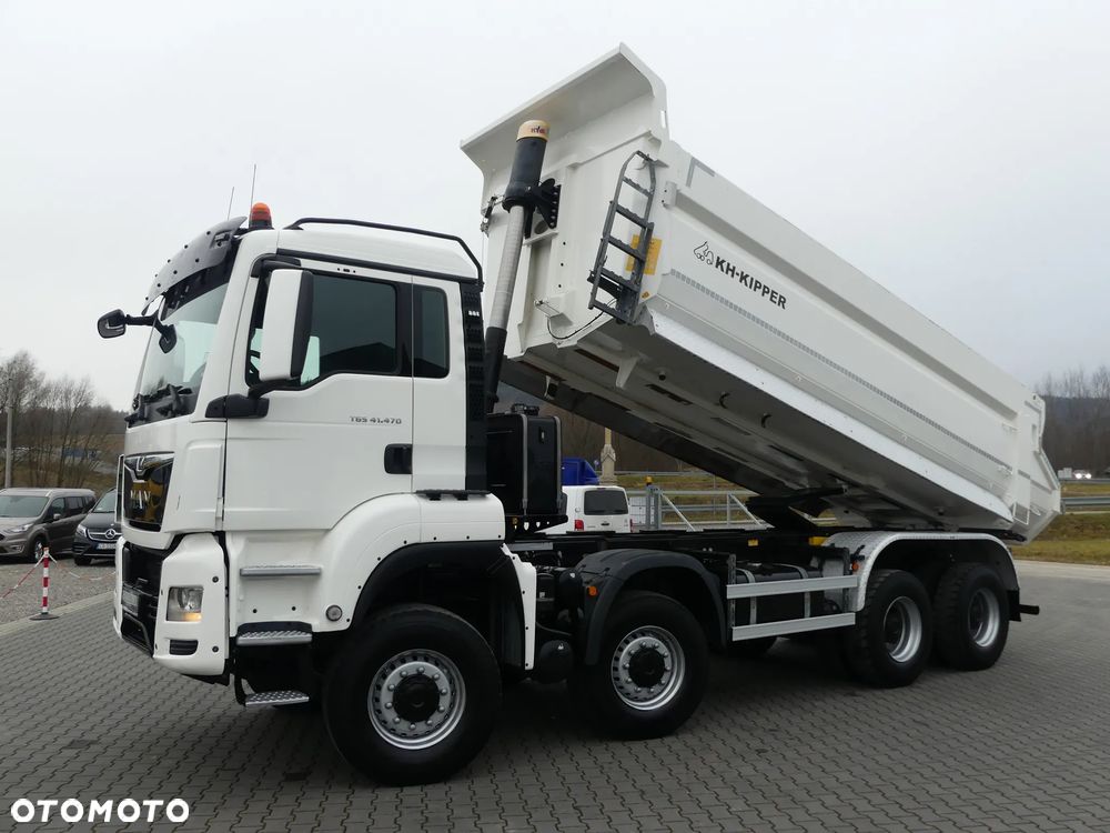 MAN TGS 41.470 / 8x8 / WYWROTKA KH-KIPPER / MANUAL / NISKI PRZEBIEG / - 2