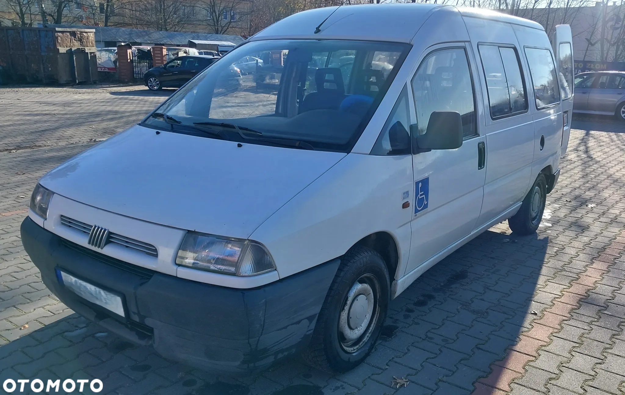 Przód kompletny Fiat Scudo I 1 Citroen Jumpy 1 Peugeot Expert I 96-06 maska zderzak lampa listwa pas przedni chłodnica błotnik przód przedni wzmocnienie grill atrapa - 2