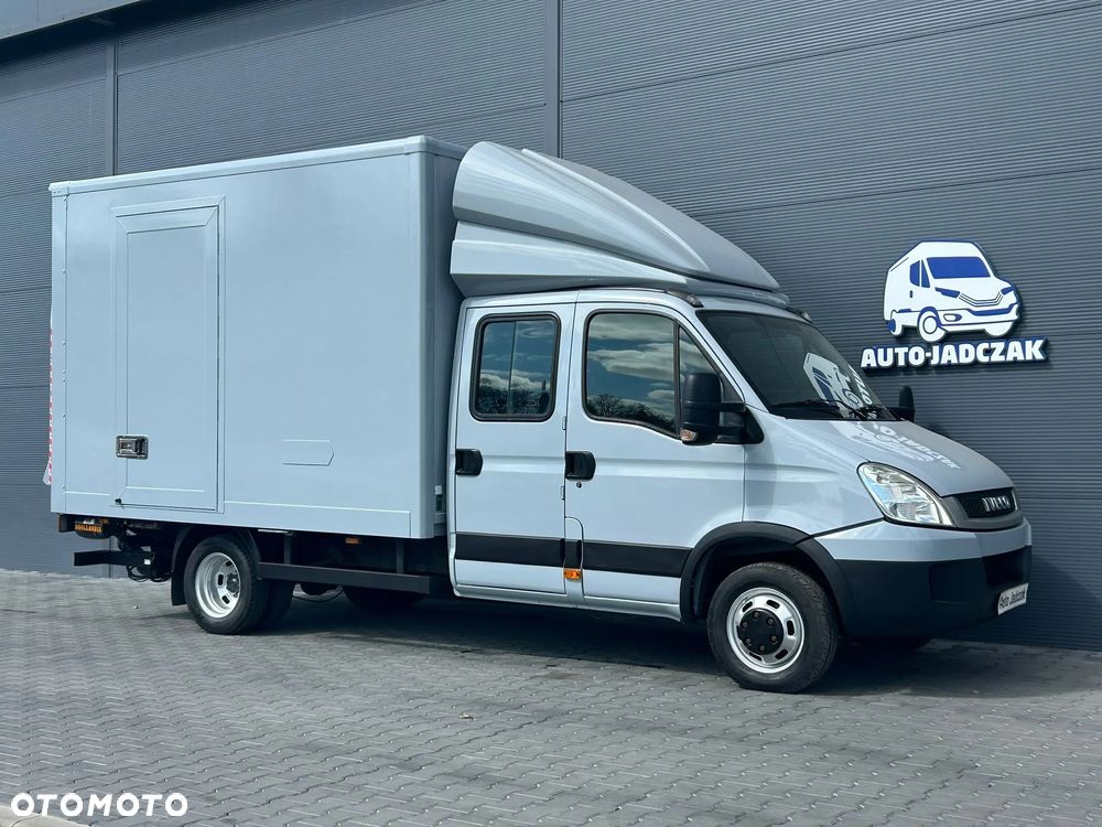 Iveco Daily 35C15 3.0 HPI DOKA Kontener + winda + drzwi boczne **Brygadówka**BLIŹNIAKI**Sprowadzony** - 2