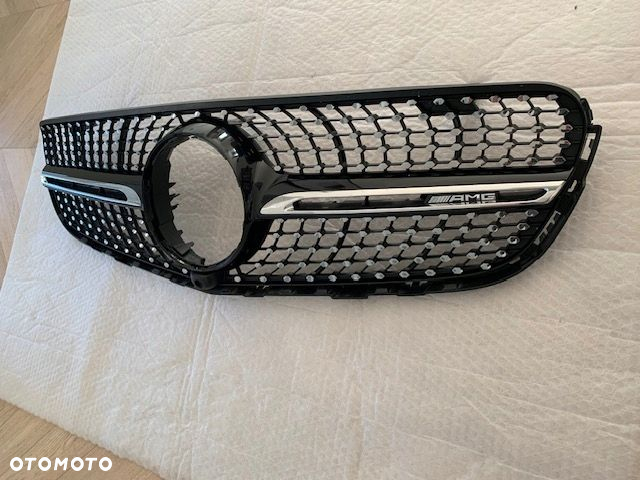 MERCEDES GLC W253 X253 GRILL ATRAPA AMG DIAMOND KAMERA 19-22 LIFT CAŁA IGŁA - 2