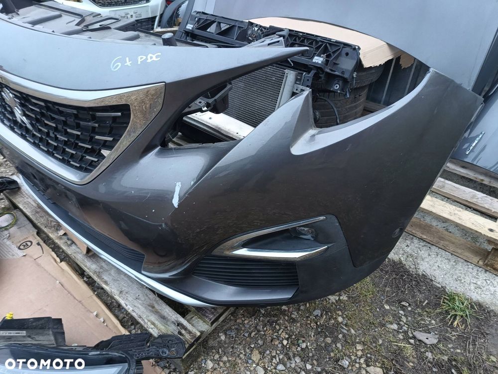 peugeot 3008 ii gt line maska zderzak chłodnice lampy kompletny przód evlc - 10