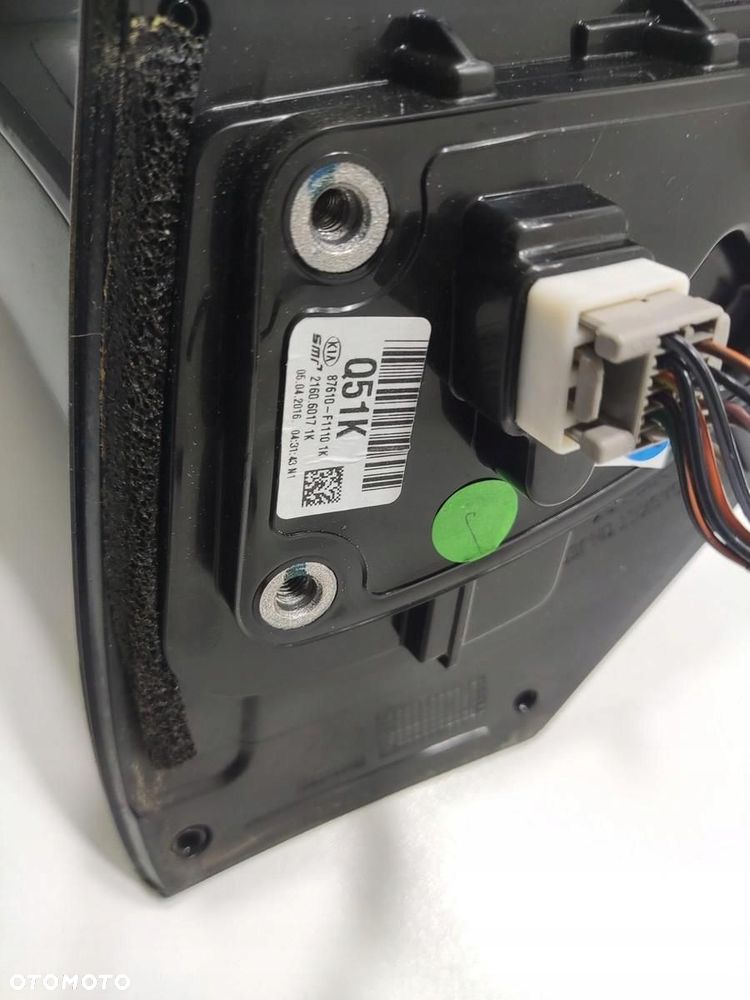 LUSTERKO LEWE ELEKTRYCZNE KIA SPORTAGE IV 16-18 10 KABLI 87610-F1110 EUROPA - 8