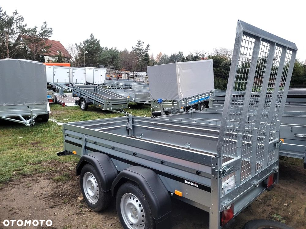 Brenderup Przyczepa BRENDERUP 2260 z rampą 750kg, wym. 258x128cm H 26cmcm, lekka towarowa - 3