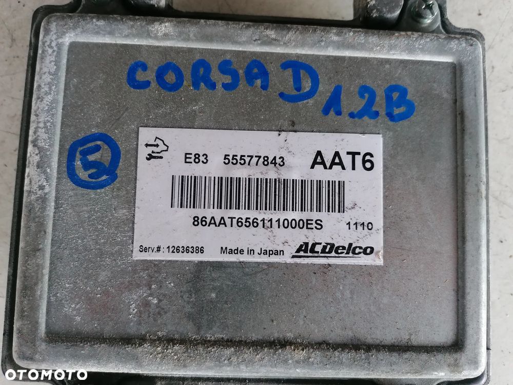 OPEL CORSA D 08r 1.2 16V STEROWNIK KOMPUTER SILNIKA 55577843 - 3