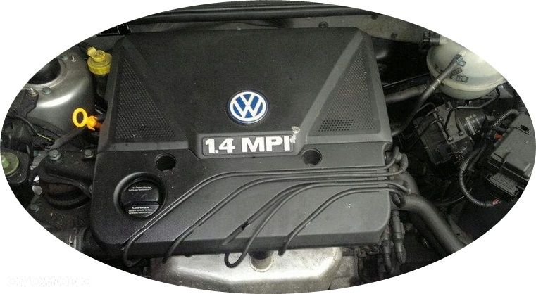 VW POLO III 1,4 MPI SILNIK GOŁY SŁUPEK BEZ OSPRZĘTU AUD - 1
