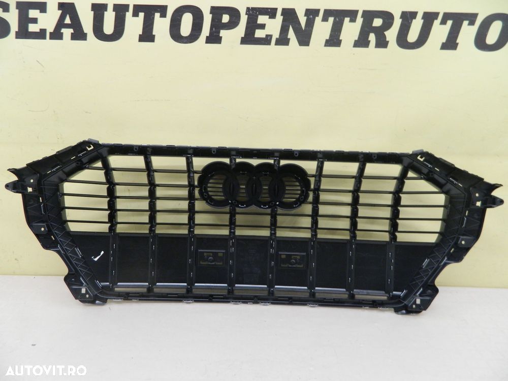 Grila radiator Audi Q3 83A S-Line, 2018, 2019, 2020, 2021, 2022, 2023, cod origine 83A853651E. - 6