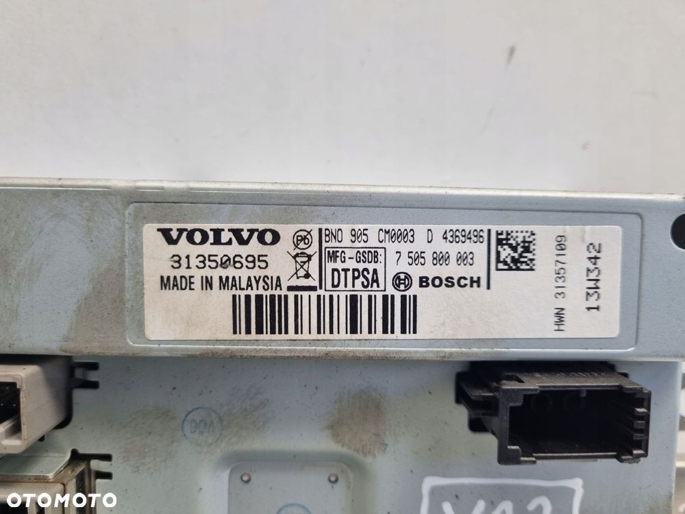 Volvo V40 II EKRAN NAWIGACJI Wyświetlacz monitor 31350695 - 4