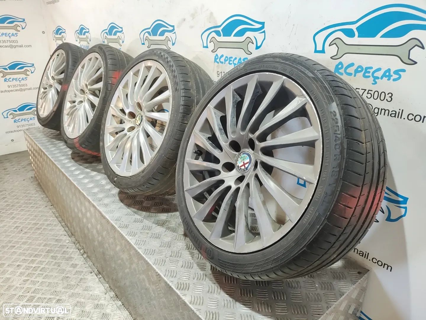 Jantes 18" Alfa Romeo - Giulietta - ORIGINAIS - 7,5J | ET41 | 5x110 - 18 Polegadas | 156093273 | Pneus | 25 40 18 | Jante - 1