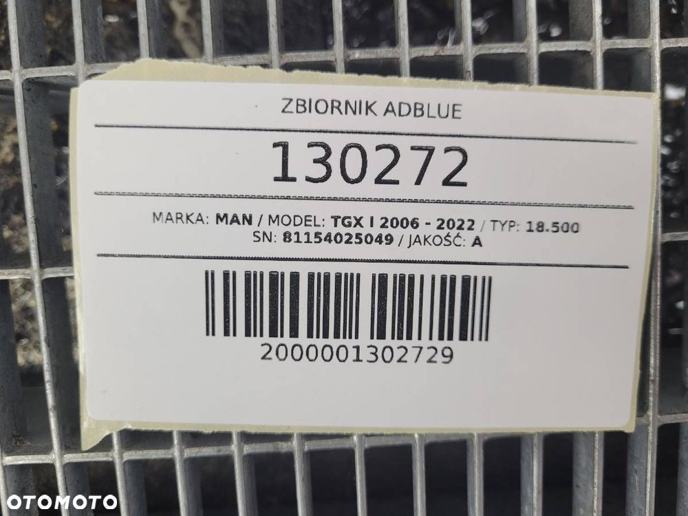 ZBIORNIK ADBLUE MAN TGX I 81154025049 KOMPLETNY - 14