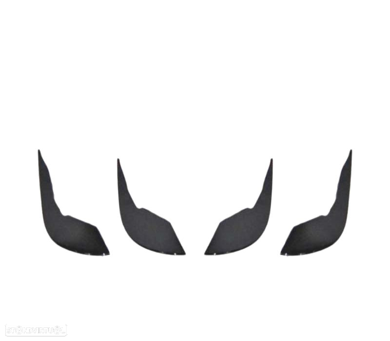 SPLITTERS PARA AUDI A6 C7 LOOK RS6 11-18 PRETO - 2