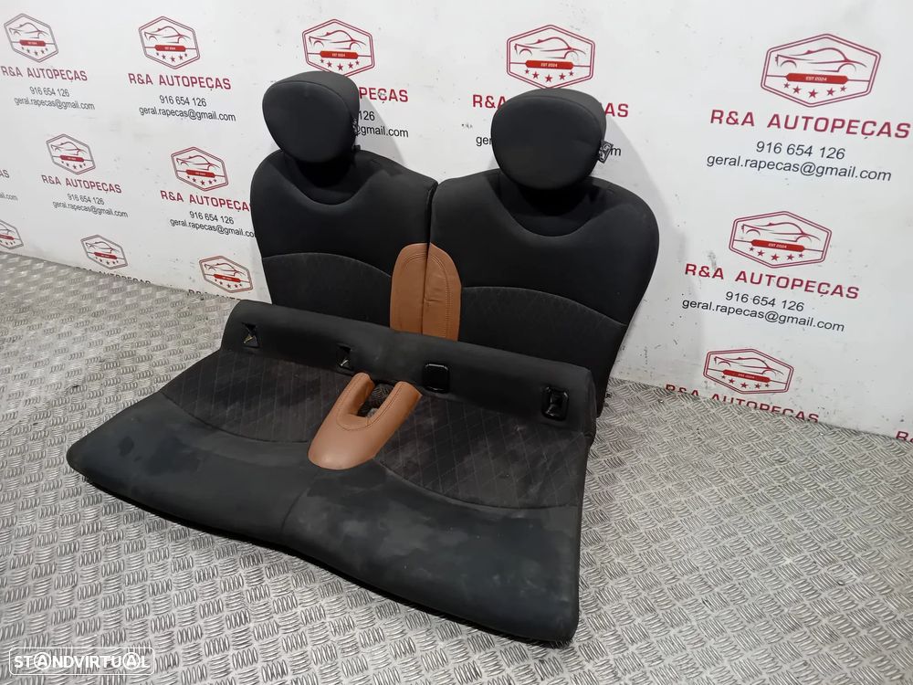 Conjunto de Bancos Mini Cooper S R56 Pele Tecido Original - 5