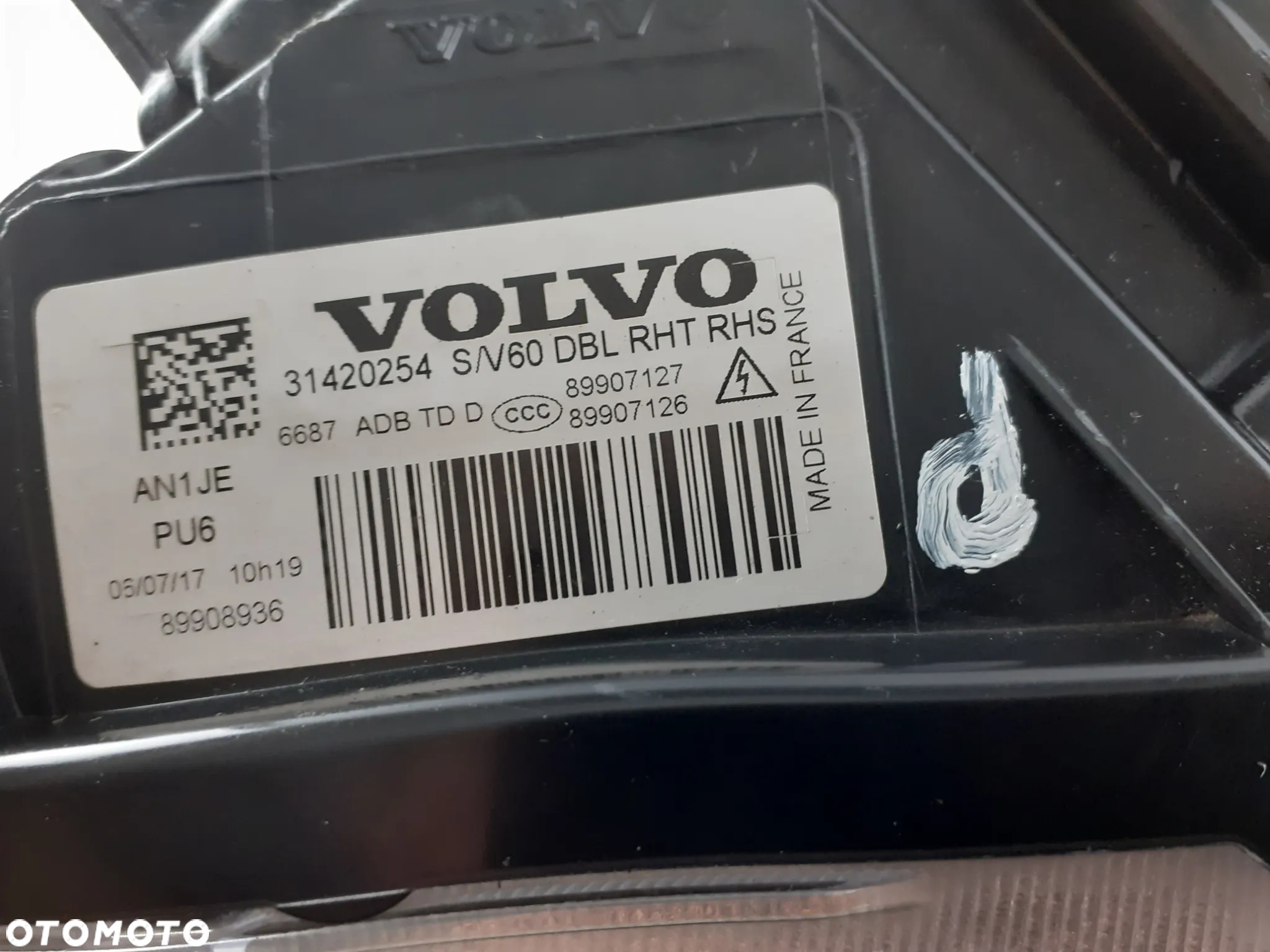 Lampa prawa Volvo S60 V60 bi-xenon skr. 2013-18 r. - 10
