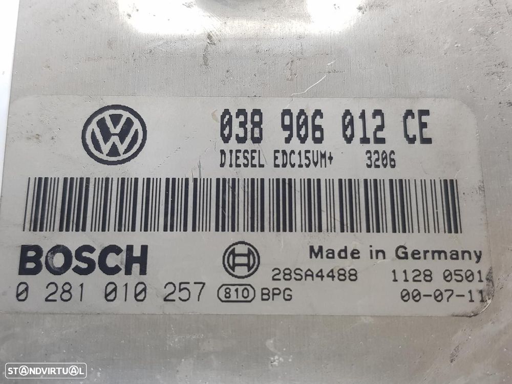 CENTRALINA MOTOR UCE SKODA FABIA I 2000 -038906012CE - 8