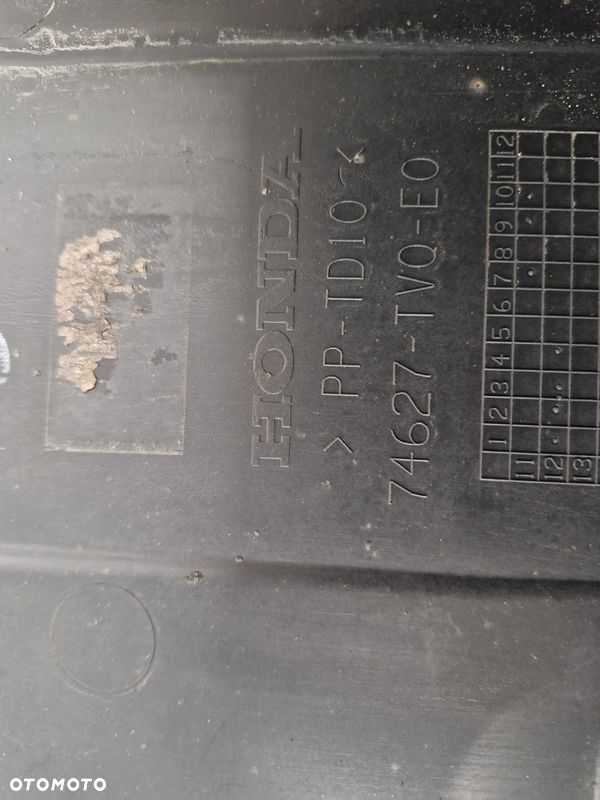 honda civic ix osłona podwozia płyta dolna 74627-tv-e0 - 12