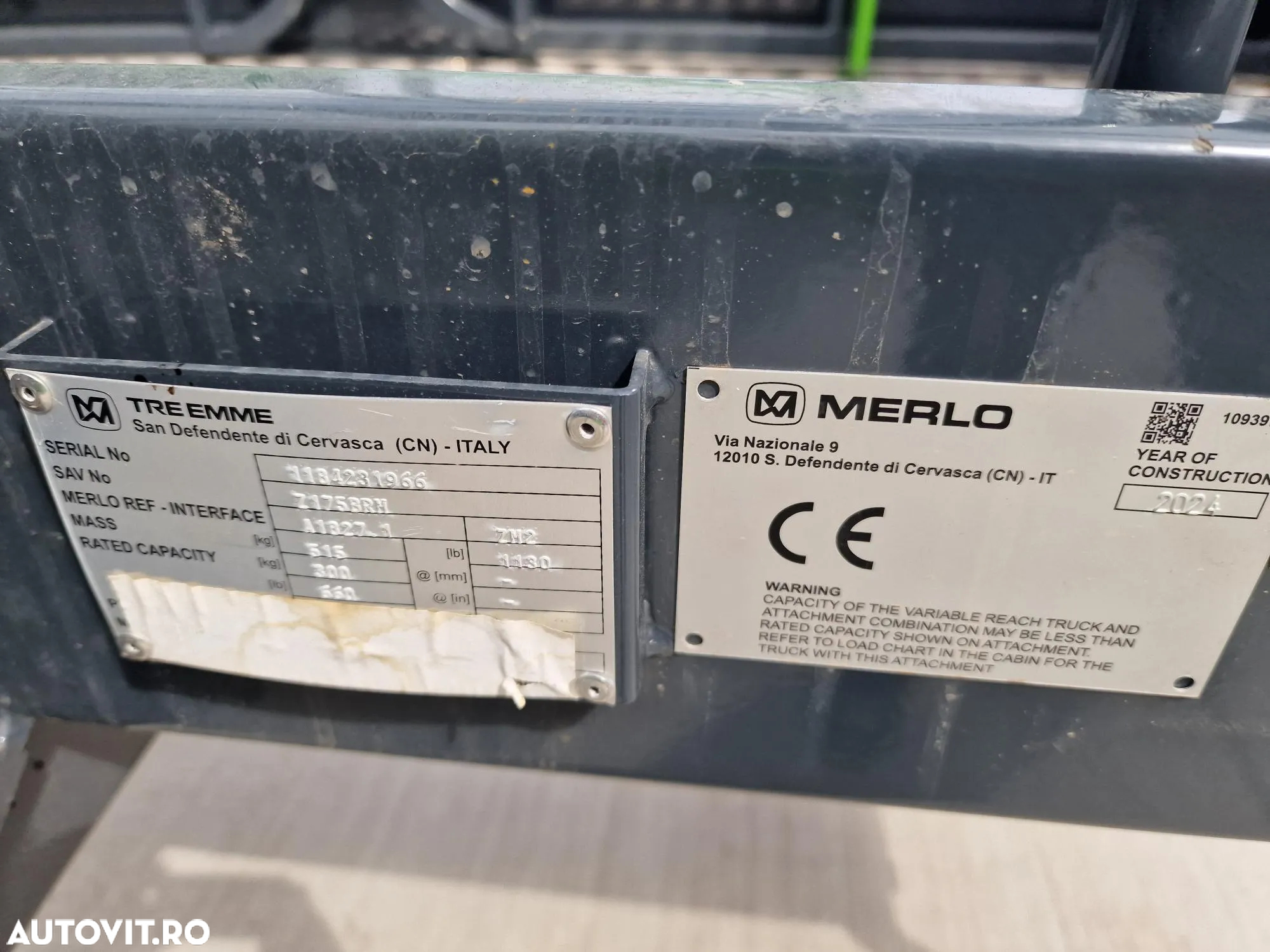 Merlo ROTO 40.18, ROTATIV la 18, ridica 4t, Aer cond, nacela 3 pers, cupa, furci, TELESCOPIC 4 tronsoane, posibilitate leasing, garantie 2 ani-PROMOTIE 154900 EUR+Tva - 12