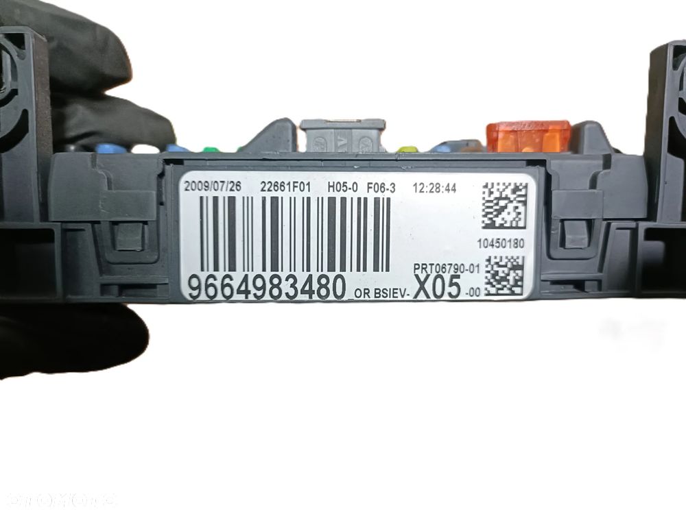 CITROEN C3 PICASSO 08-12 1,4 B skrzynka bezpieczników moduł BSI 9664983480 * - 6