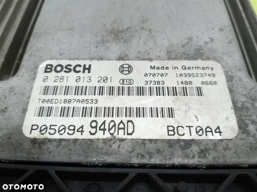 Komputer sterownik silnika Dodge Caliber 2.0CRD 140KM 2006-2011R BOSCH - 2