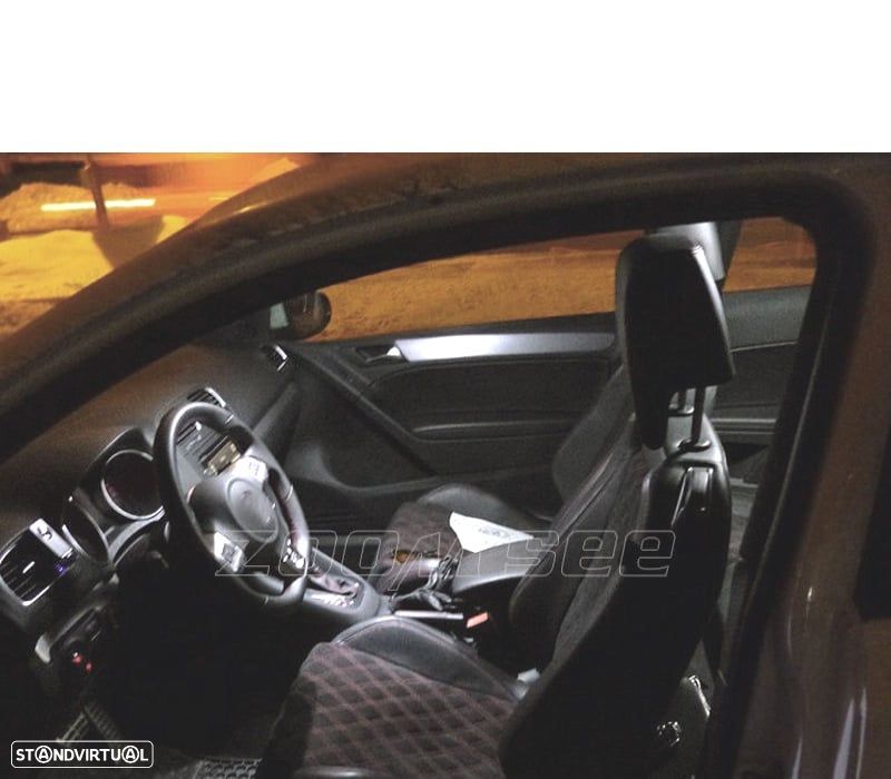 KIT COMPLETO 10 LAMPADAS LED INTERIOR PARA SEAT TOLEDO 3 MK3 5 P 5P2 05-09 - 2