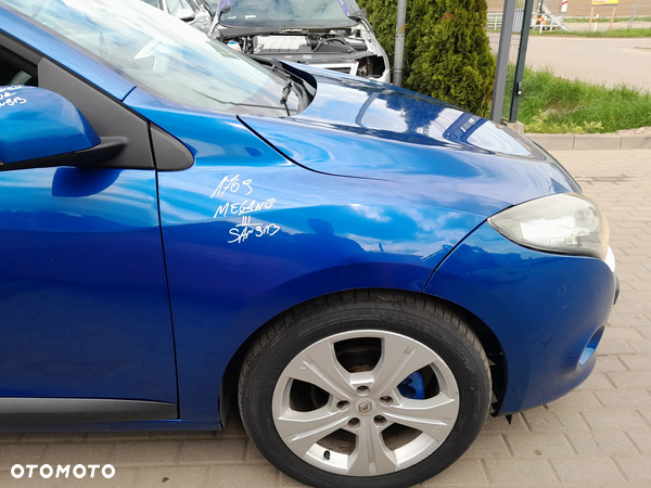 RENAULT MEGANE III BŁOTNIK PRAWY PRZEDNI PRAWY PRZÓD KOLOR: SAN913