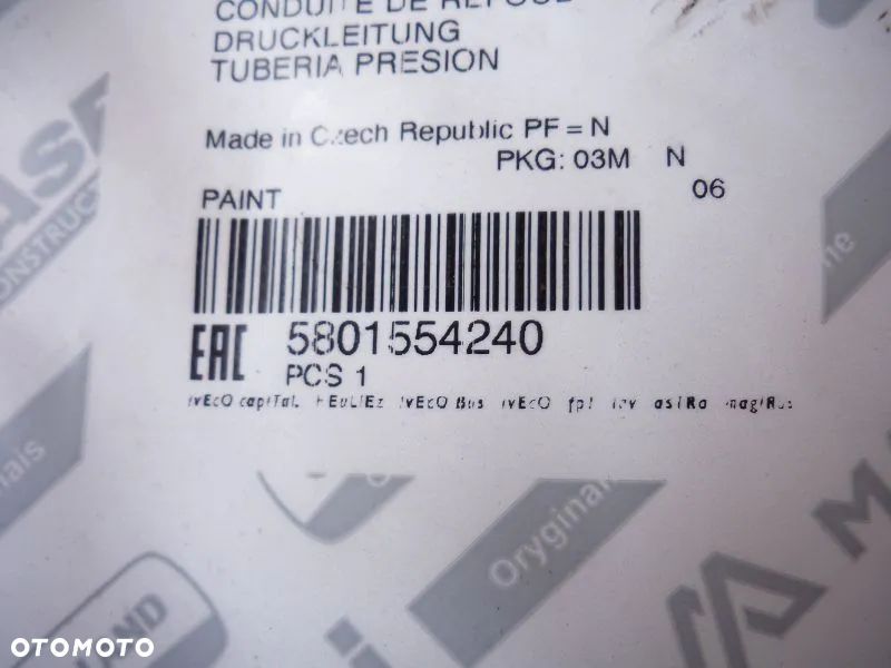 Przewód AdBlue Iveco Daily 5801554240 - 2