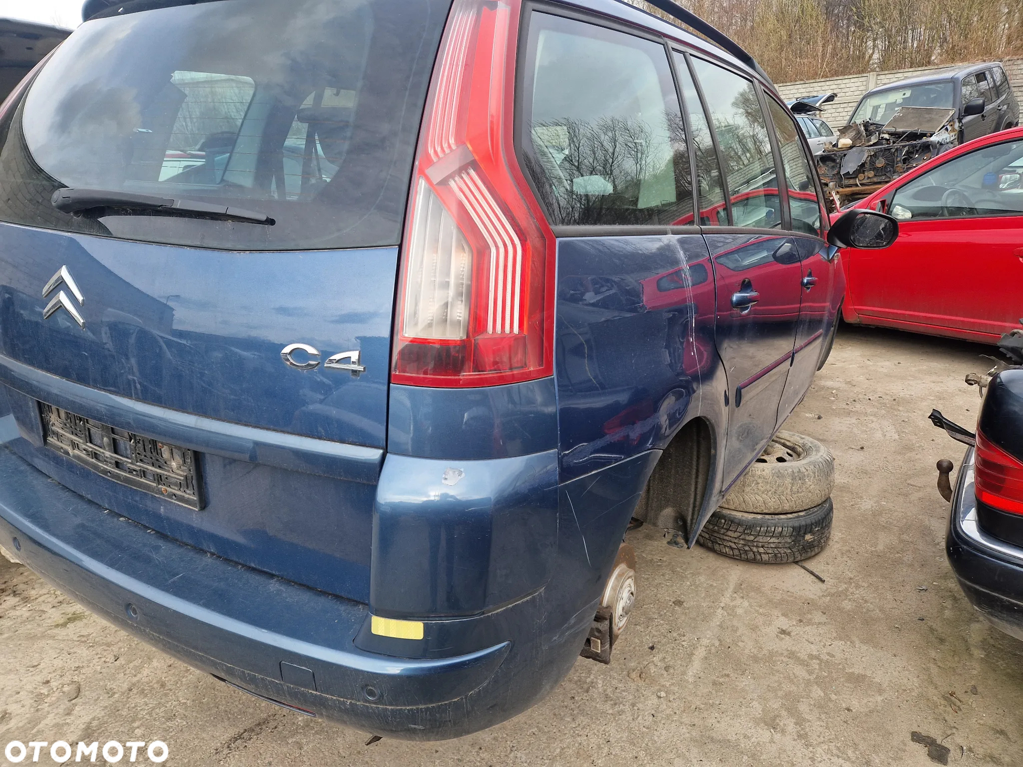 citroen c4 picasso KGQ maska zderzak lampa grill błotnik drzwi zbiornik paliwa szyba lusterko - 4