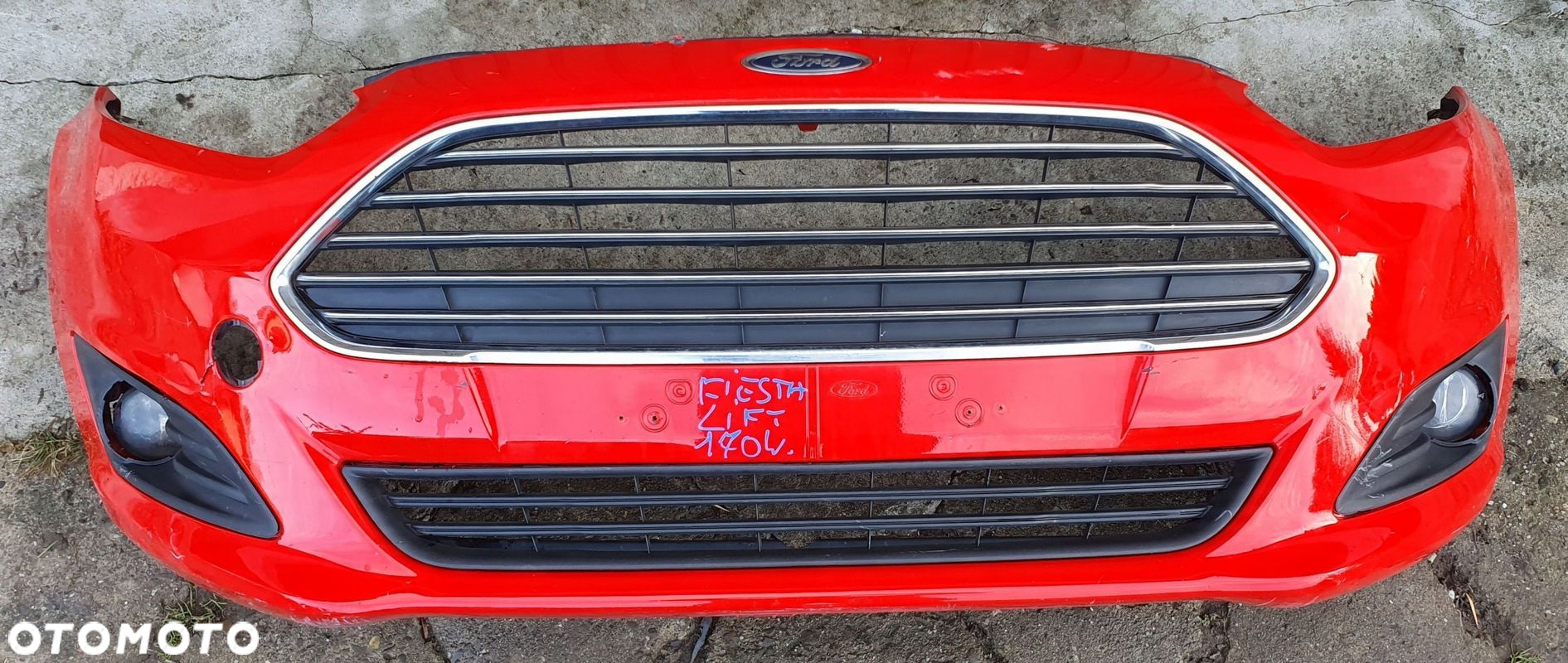 Ford Fiesta MK7 VII Lift 12-17 zderzak przedni przód $ - 2