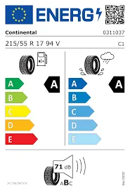 Opony Letnie Continental EcoContact 6 235/55/18 100V 2szt. Nowa! - 4