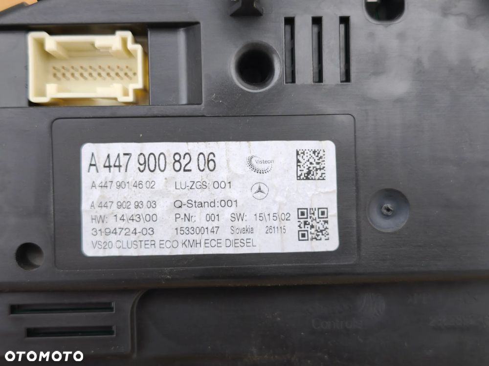 Licznik zegary MB Vito w447 a4479008206 Europa - 5