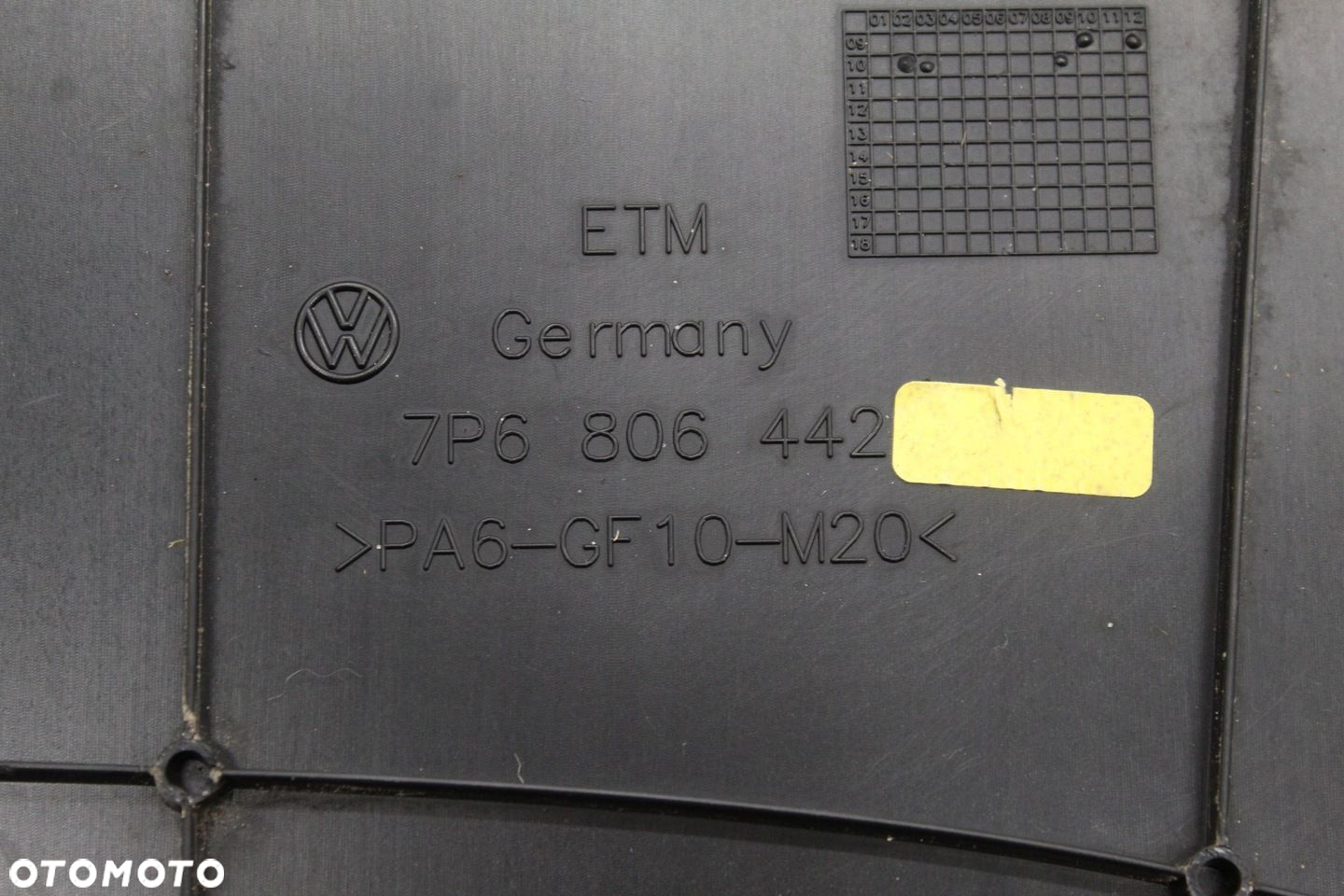 VW TOUAREG 7P HYBRID OSŁONA PASA PRZEDNIEGO 7P6806442 - 5