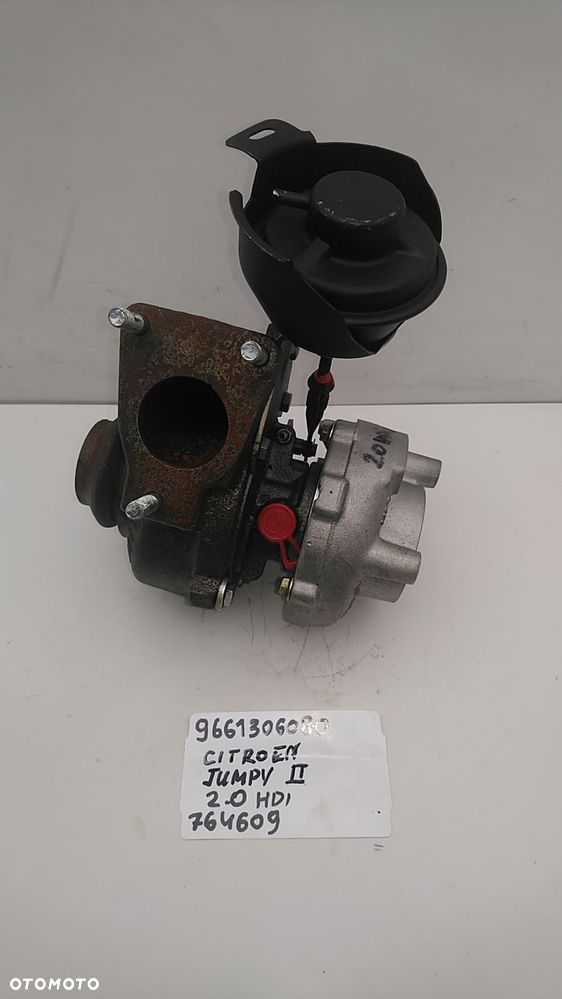 TURBINA 2.0 HDI 2.0 JTD 120KM 122KM SCUDO EXPERT JUMPY PROACE 9661306080 764609 - 9