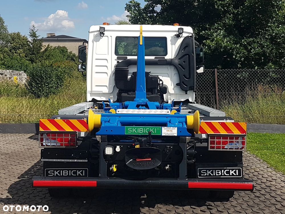 MAN TGL 12.220 HAKOWIEC SKIBICKI HKS-7 4x2 KLIMA HAKOWIEC DO KONTENERÓW MANUAL 12T POD KONTENERY - 5