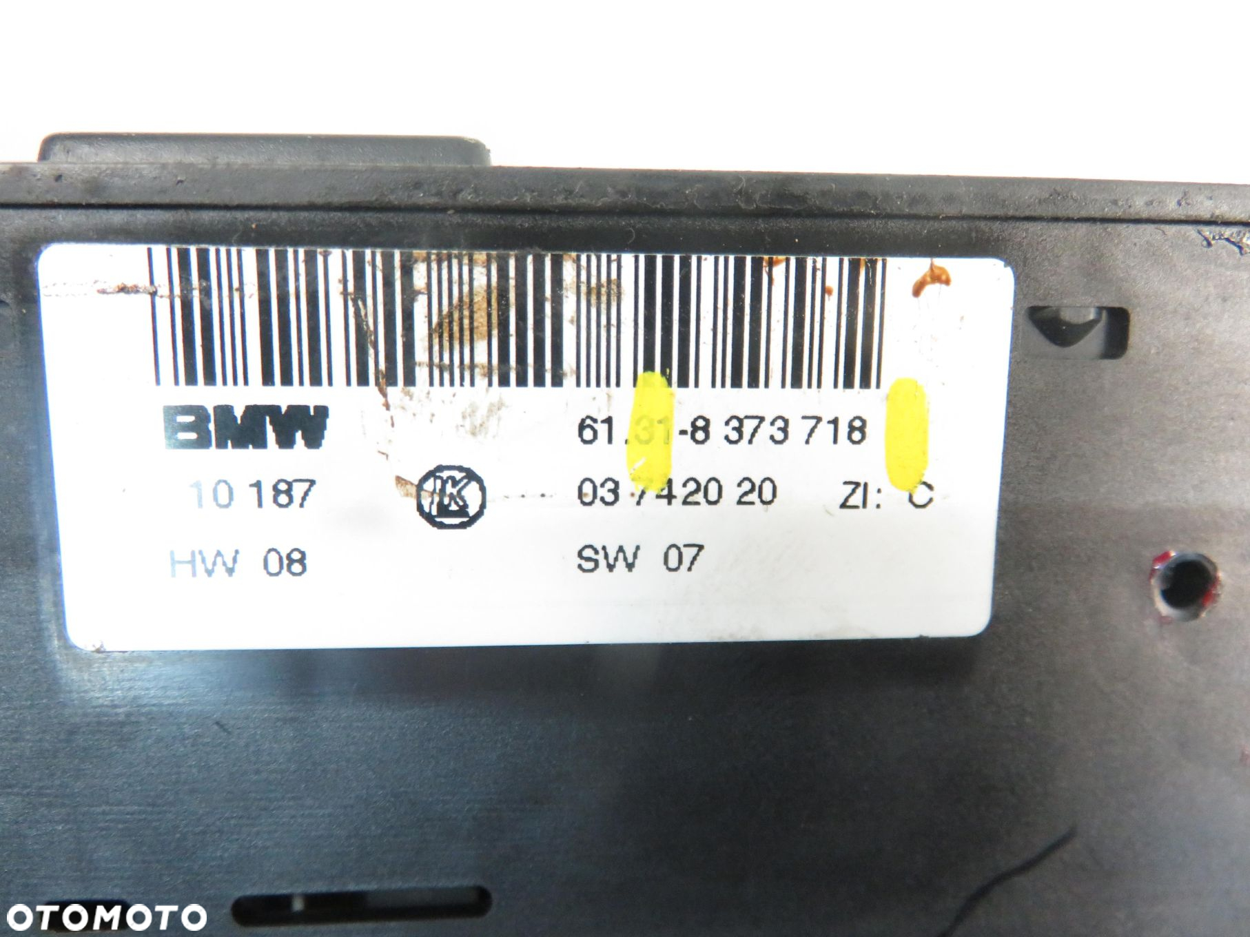 WŁĄCZNIK PODGRZEWANIA FOTELI BMW 5 E39 8373718 - 8