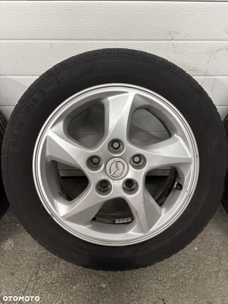 Alufelgi z Oponami Letnimi Mazda 5x114.3 6Jx15 195/55/15 - 4