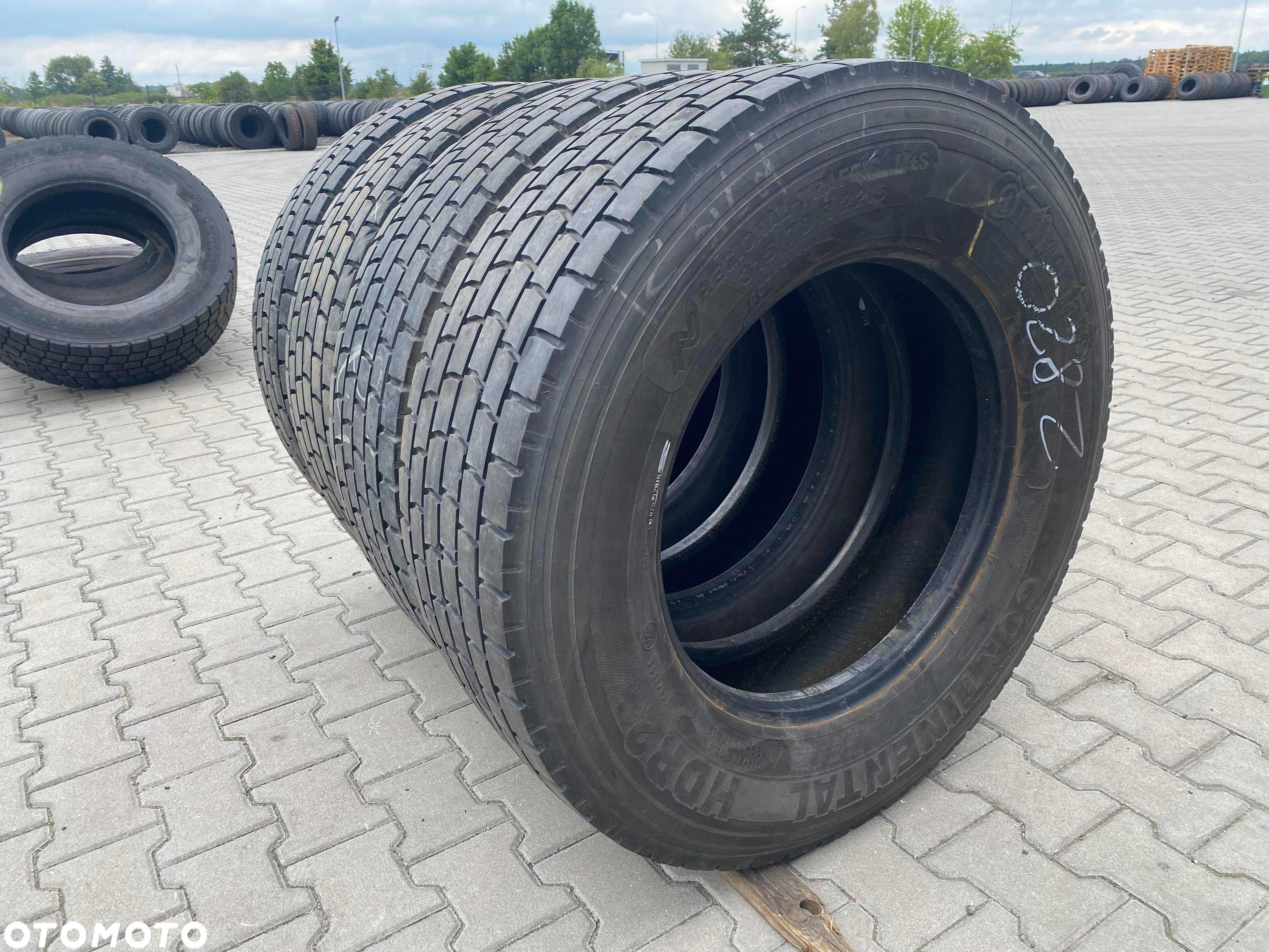 Opony 315/70R22.5 CONTINENTAL HDR2+ Napędowe Pogłębiane - 5