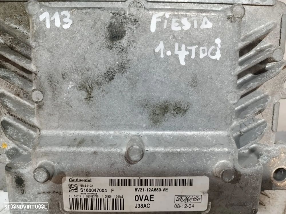 Centralina ECU motor Continental Ford Fiesta 1.4 TDCI - 8