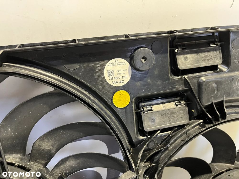 WENTYLATOR AUDI VW TIGUAN II 2016R 3Q0121203E - 3