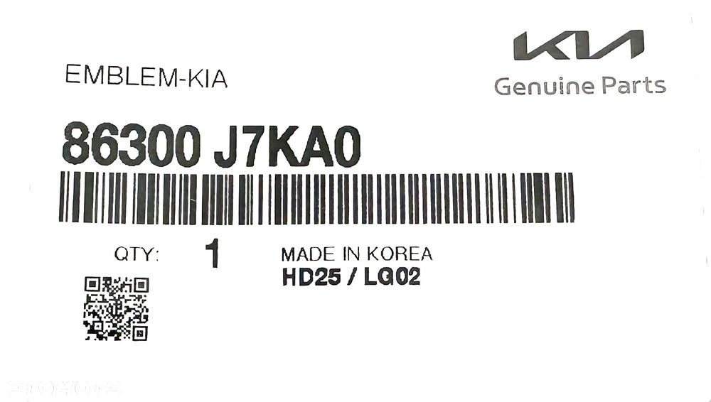 KIA CEED 3 CD LIFT HB 2022 - znaczek EMBLEMAT LOGO NAPIS NOWY ORYGINAŁ OE - 2