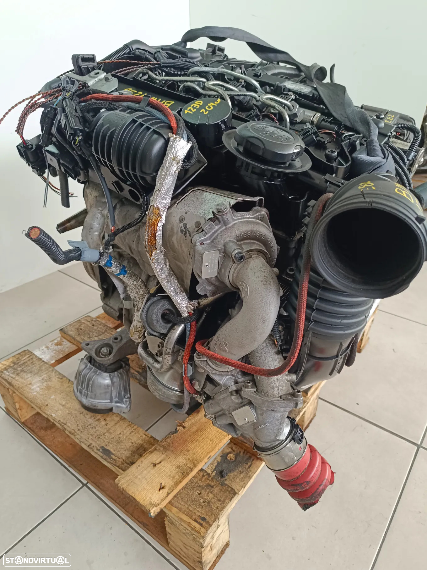 Motor BMW 123D bi-turbo 204cv  N47 caixa 6 velocidades GS6-53DZ JGG - 3