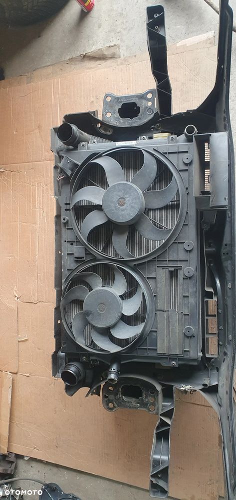 Pas przedni wzmocnienie chłodnica chłodnice wentylatory VW Passat B6 2.0 TDI 3C0121253AB 3C0145805AD 1K0121207BC 1K0121205AD - 6