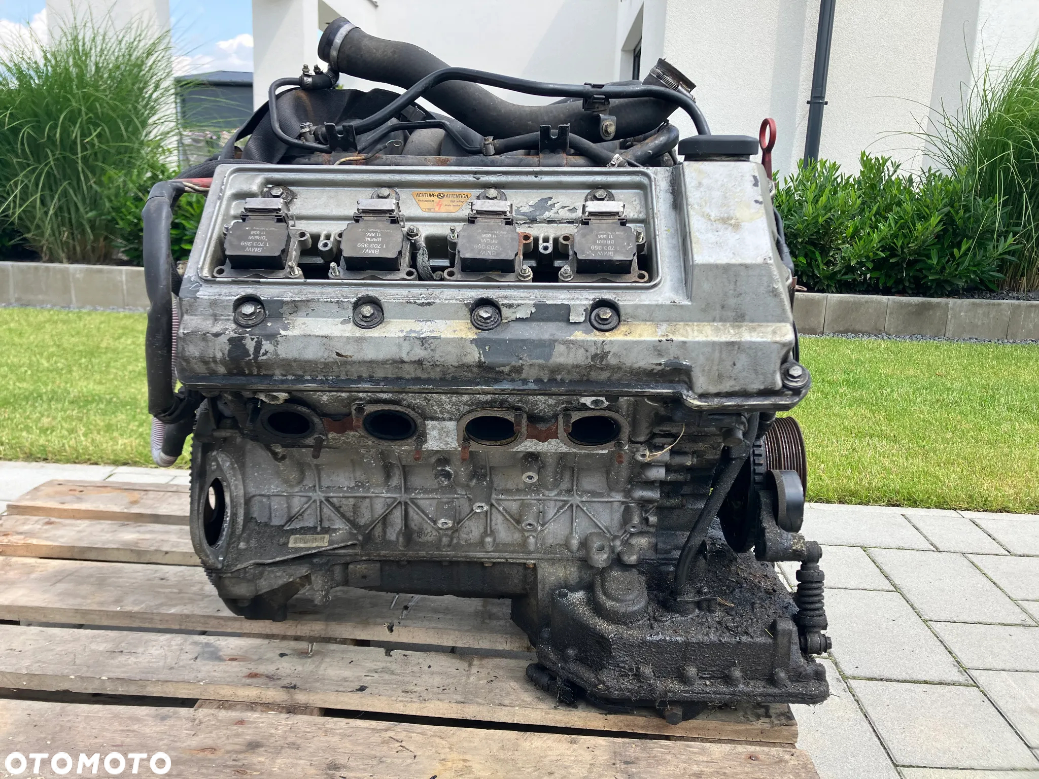 SILNIK BMW E32 E34 E38 M60B30 3.0 V8 SŁUPEK GOŁY M60 - 7