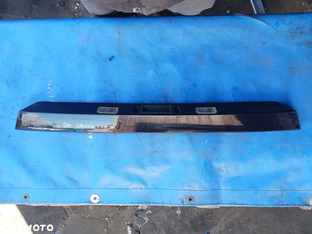 Ford Mondeo MK4 IV 07-14 blenda przycisk otwierania klapy mikrostyk zamek światło stop dokładka klapy nakładka szyba KLAPA NA CZĘŚCI kolor V6 granatowy niebieski - 2