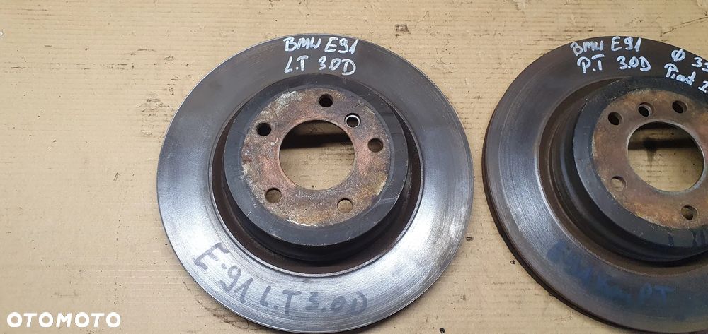 Tarcze hamulcowe tył tylne BMW E91 3.0D 335mm - 4